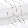 2MM 304 Stainless Steel Curb Chain Necklaces NJEW-T016-13P-1