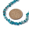Natural Apatite Chip Beaded Necklace NJEW-JN04615-15-3