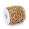 304 Stainless Steel Paperclip Chains CHS-F011-01A-G-4