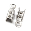 Tarnish Resistant 304 Stainless Steel Folding Crimp Ends STAS-H376-114-2