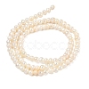 Natural Cultured Freshwater Pearl Beads Strands PEAR-L034-03-4
