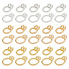 60Pcs 6 Style Brass Dount Bails KK-AR0003-34-1