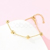 304 Stainless Steel Satellite Chain Bracelets BJEW-D458-01G-1