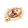 Rack Plating Brass Enamel Pendants KK-C056-07G-08-2