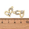 Alloy Rhinestone Pendants PALLOY-S052-01G-B-3