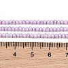 Electroplate Rondelle Glass Beads Strands GL-T021-2x2.5mm-17-21-4