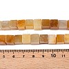 Natural Topaz Jade Beads Strands G-T139-8x8-30B-5