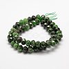 Natural Ruby in Zoisite Beads Strands G-G682-03-6x10mm-2