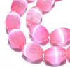 Dyed Natural Selenite Beads Strands G-T138-232G-3