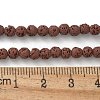 Synthetic Lava Rock Dyed Beads Strands G-H311-08D-06-2