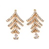 Brass Micro Pave Cubic Zirconia Pendants KK-F901-01C-G-1