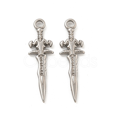 Non-Tarnish 304 Stainless Steel Pendants STAS-O004-06D-P-1