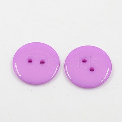 Acrylic Sewing Buttons X-BUTT-E084-C-M-1