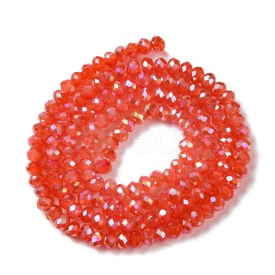 Baking Electroplate Glass Beads Strands DGLA-A039-J2MM-B01-1