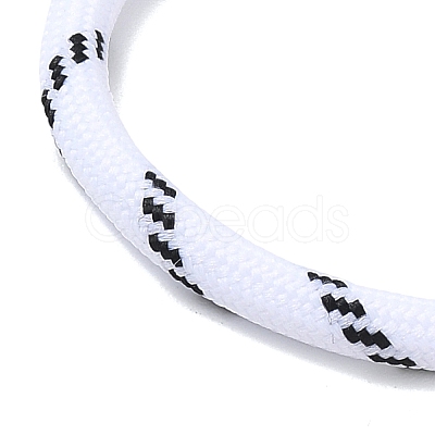 Ployester Core-Wrapped Round Cord Necklace Making KK-CBACFA2-03G-1