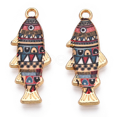 Alloy Enamel Pendants X-FIND-C037-16G-1-1