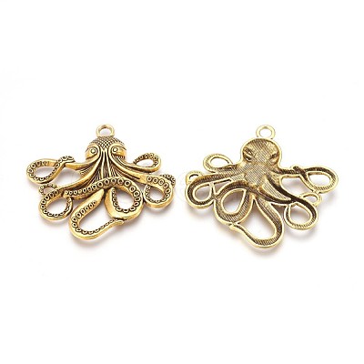 Tibetan Style Alloy Big Pendants X-TIBEP-A15669-AG-RS-1