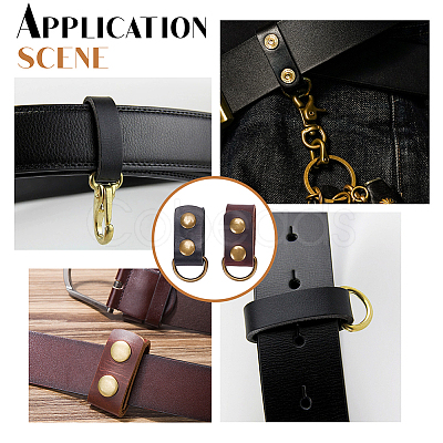 Belt Keeper with Key Holder Making Kit DIY-WR0008-13-1