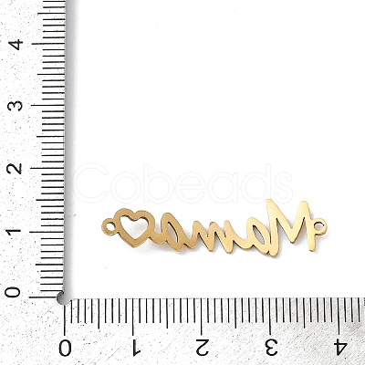 Mother's Day 201 Stainless Steel Connector Charms LS-STAS-F316-38G-1