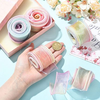 Polyester Organza Ribbon SRIB-FZC0001-001D-1