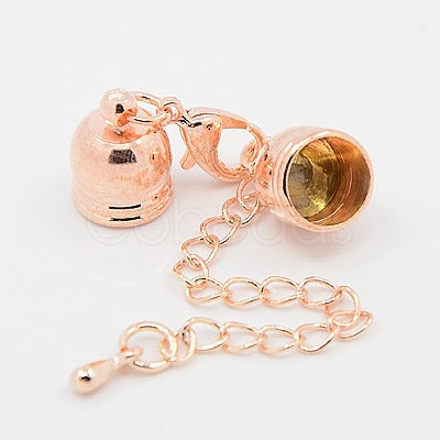 Brass Chain Extender KK-K001-8mm-M-1