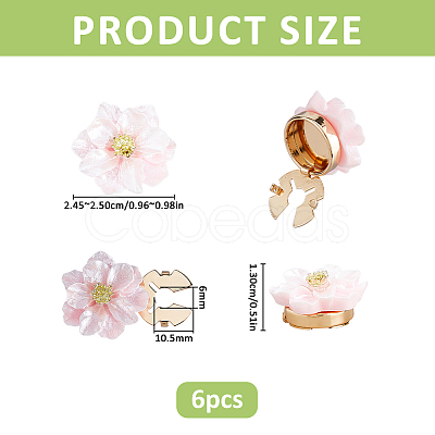 6Pcs Alloy Cufflinks FIND-PH0038-34D-1