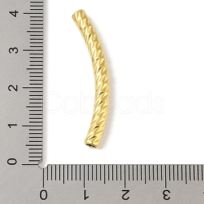 304 Stainless Steel Curved Tube Beads STAS-M071-03G-G-1