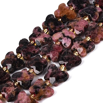 Natural Rhodonite Beads Strands G-N371-10A-05-1