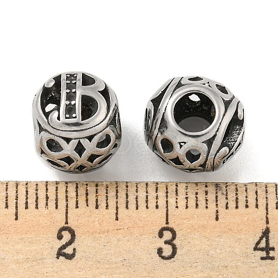 304 Stainless Steel Beads Rhinestone Settings STAS-O002-01B-AS-1