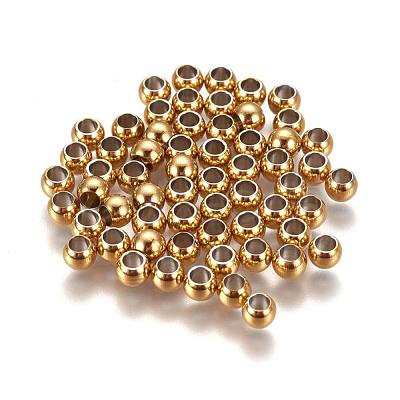 Ion Plating(IP) 304 Stainless Steel Spacer Beads STAS-L222-42B-G-1