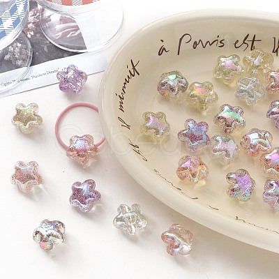 Transparent Acrylic Beads OACR-I013-22-1