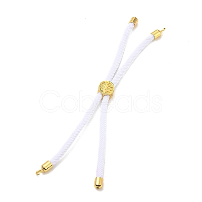 Nylon Cords Bracelet Makings Fit for Connector Charms AJEW-P116-01G-09-1