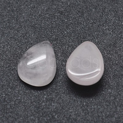 Natural Rose Quartz Cabochons G-O175-22-20-1