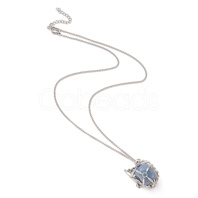 Tarnish Resistant 304 Stainless Steel Macrame Pouch Empty Stone Holder for Pendant Necklaces Making NJEW-JN04399-1