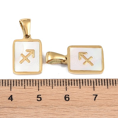 Constellations Natural White Shell Pendants STAS-M338-01E-G-1