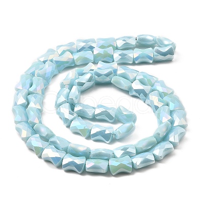 AB Color Plate Glass Beads Strands EGLA-P051-06A-B08-1