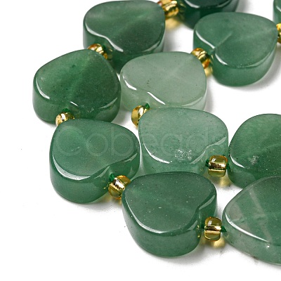 Natural Green Aventurine Beads Strands G-G072-D02-01-1