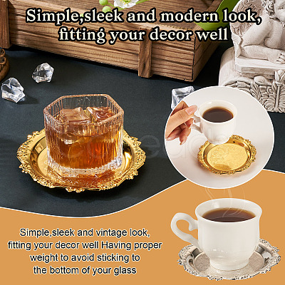 8Pcs 2 Colors Iron Tray DIY-MB0003-09-1