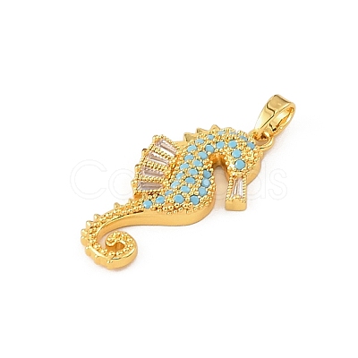 Ocean Brass & Rhinestone Pendants RB-CBA4B36-04G-02-1