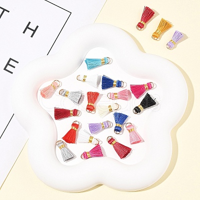 20Pcs Handmade Polycotton(Polyester Cotton) Tassel Decorations FIND-FS0003-27-1