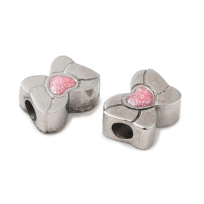 304 Stainless Steel Beads STAS-E198-02P-1