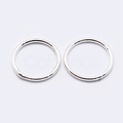 925 Sterling Silver Soldered Closed Jump Rings STER-F036-03S-0.9x5-1