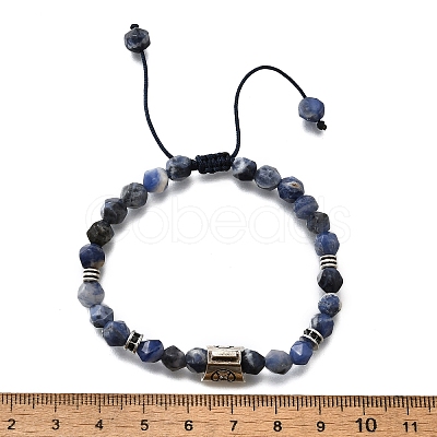 Brass Beaded Bracelets BJEW-Z094-03A-1