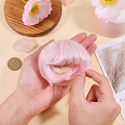 1Pc Silky Thread Wig Caps AJEW-CA0005-14A-1
