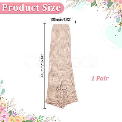 Acrylic Fiber Leg Socks AJEW-WH0661-70B-1