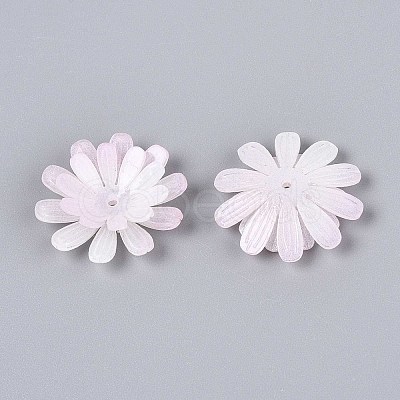 Flower Acrylic Bead Caps SACR-T017-50C-1