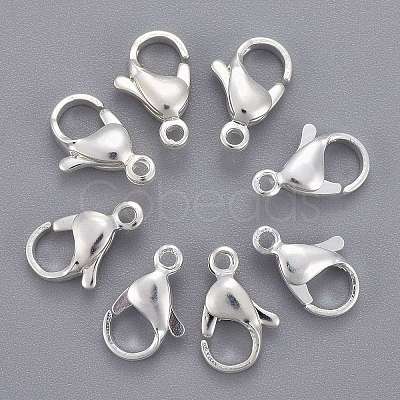 304 Stainless Steel Lobster Claw Clasps LS-X-STAS-E464-21E-S-1
