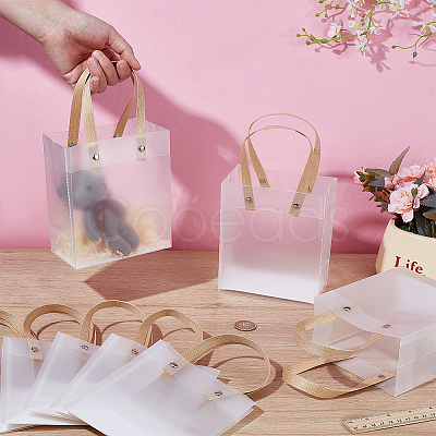 Plastic Packaging Gift Tote Bags ABAG-WH0046-48C-1