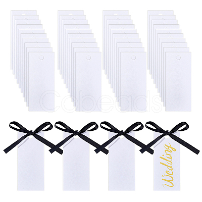100 Sets Blank Paper Gift Tags CDIS-ME0001-02A-1