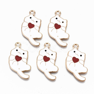 Alloy Enamel Pendants X-ENAM-N055-001A-NR-1